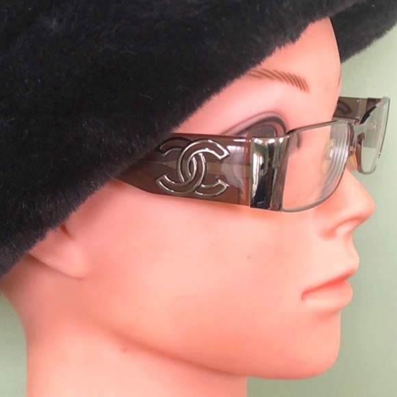Chanel 2119 c.108 Silver Brown 51mm Glasses Frames (Italy) | COA - Picture 1 of 9